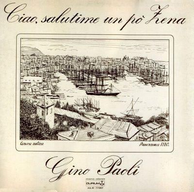 Capa do Álbum "Ciao, Salutime Un Po' Zena", de Gino Paoli