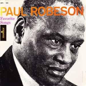 Portada de Álbum "Favorite Songs", de Paul Robeson