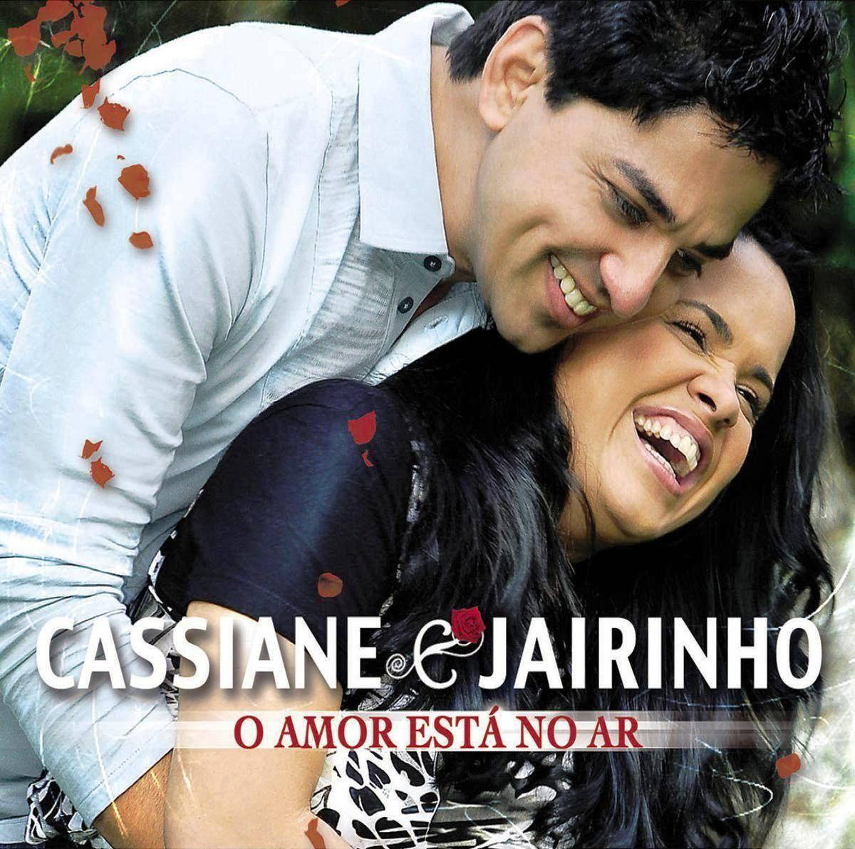 Capa do Álbum "O Amor Está No Ar", de Cassiane & Jairinho