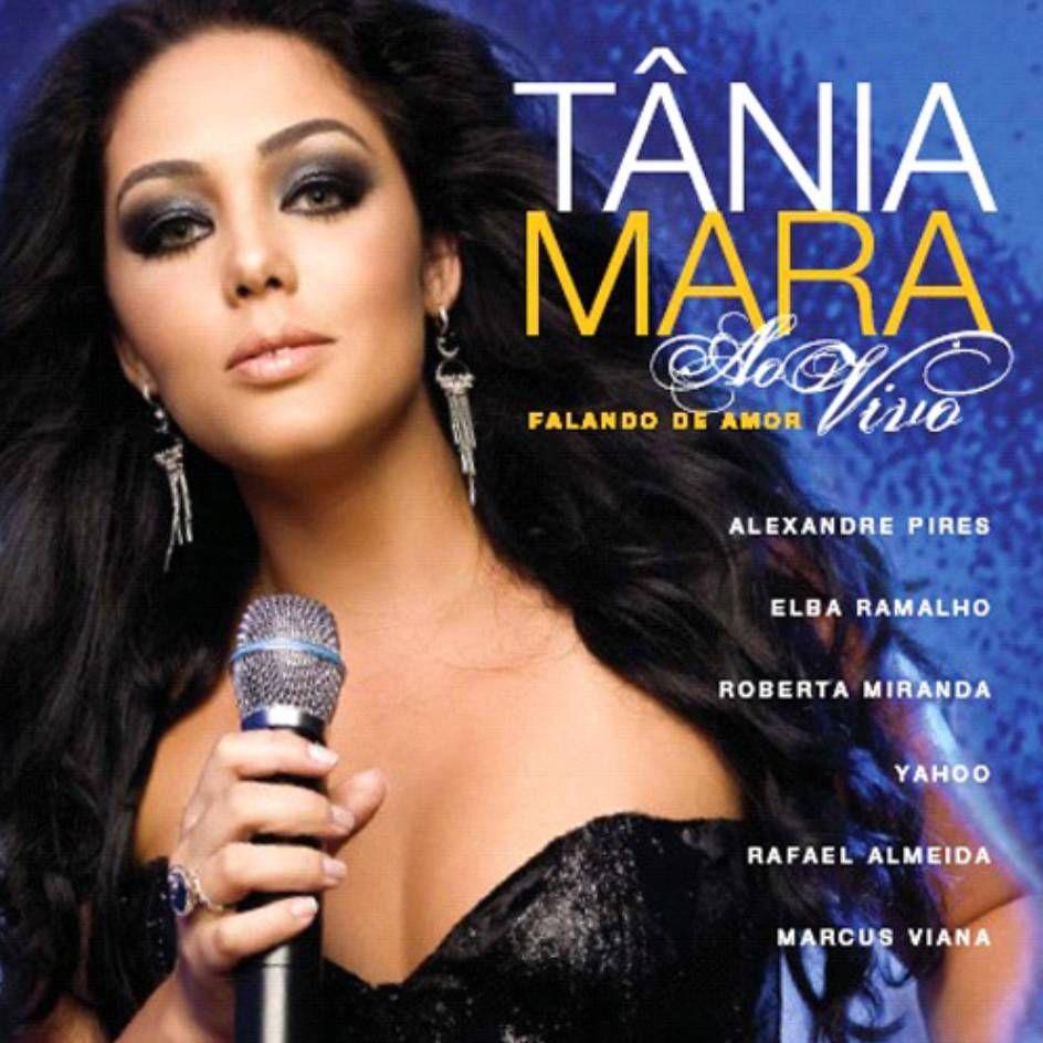 Capa do Álbum "Falando de Amor - Ao Vivo", de Tânia Mara