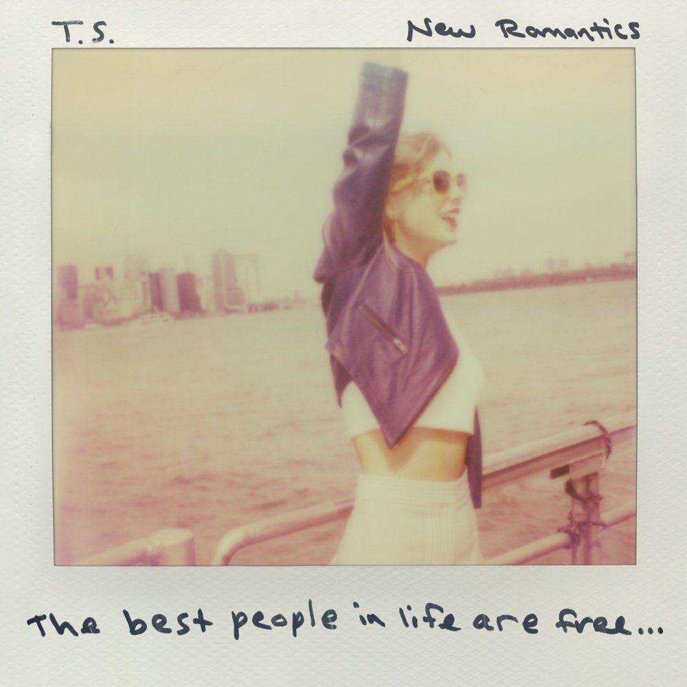 Portada del álbum "New Romantics", de Taylor Swift