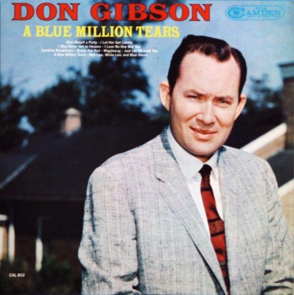 Capa do Álbum "A Blue Million Tears", de Don Gibson