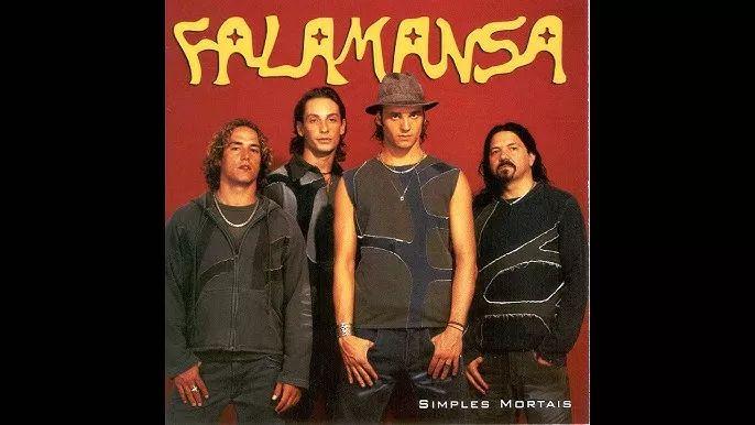 Album cover of "Simples Mortais" by Falamansa