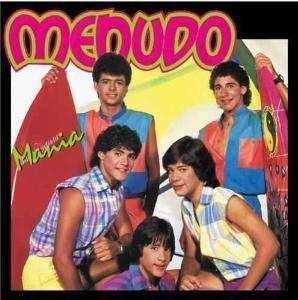 Portada del álbum "Mania", de Menudo