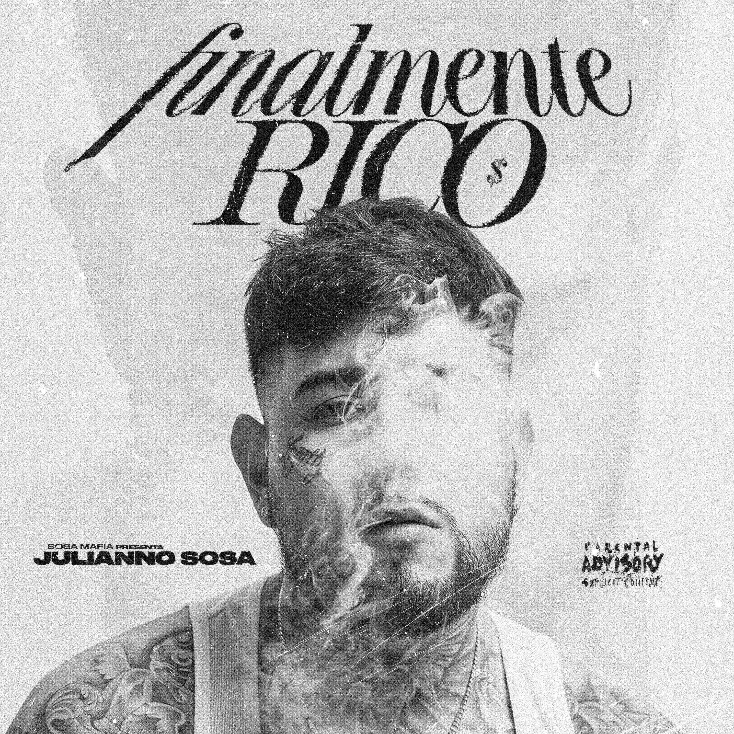 Portada de Álbum "FINALMENTE RICO", de Julianno Sosa