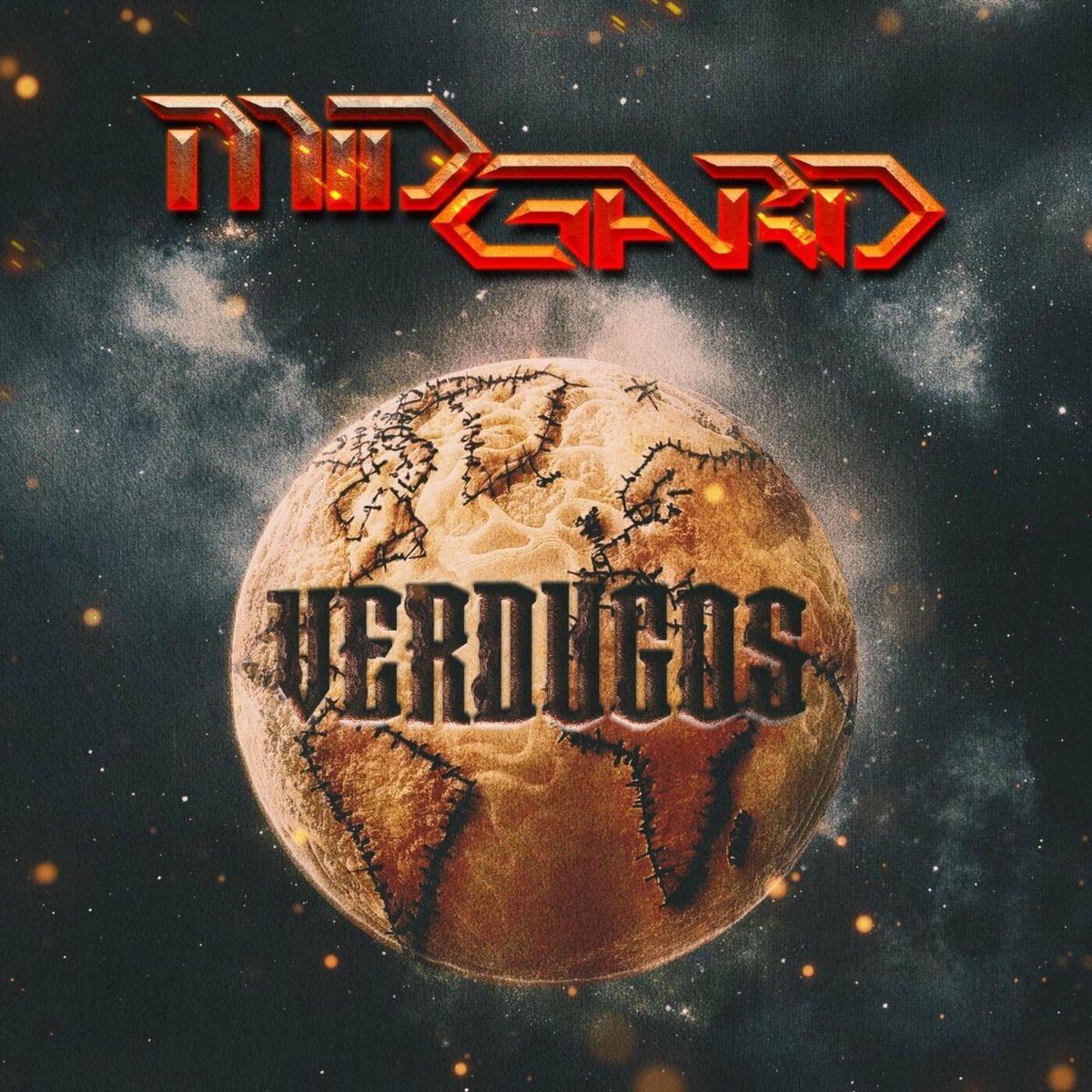 Capa do Álbum "Verdugos", de Midgard (BR)
