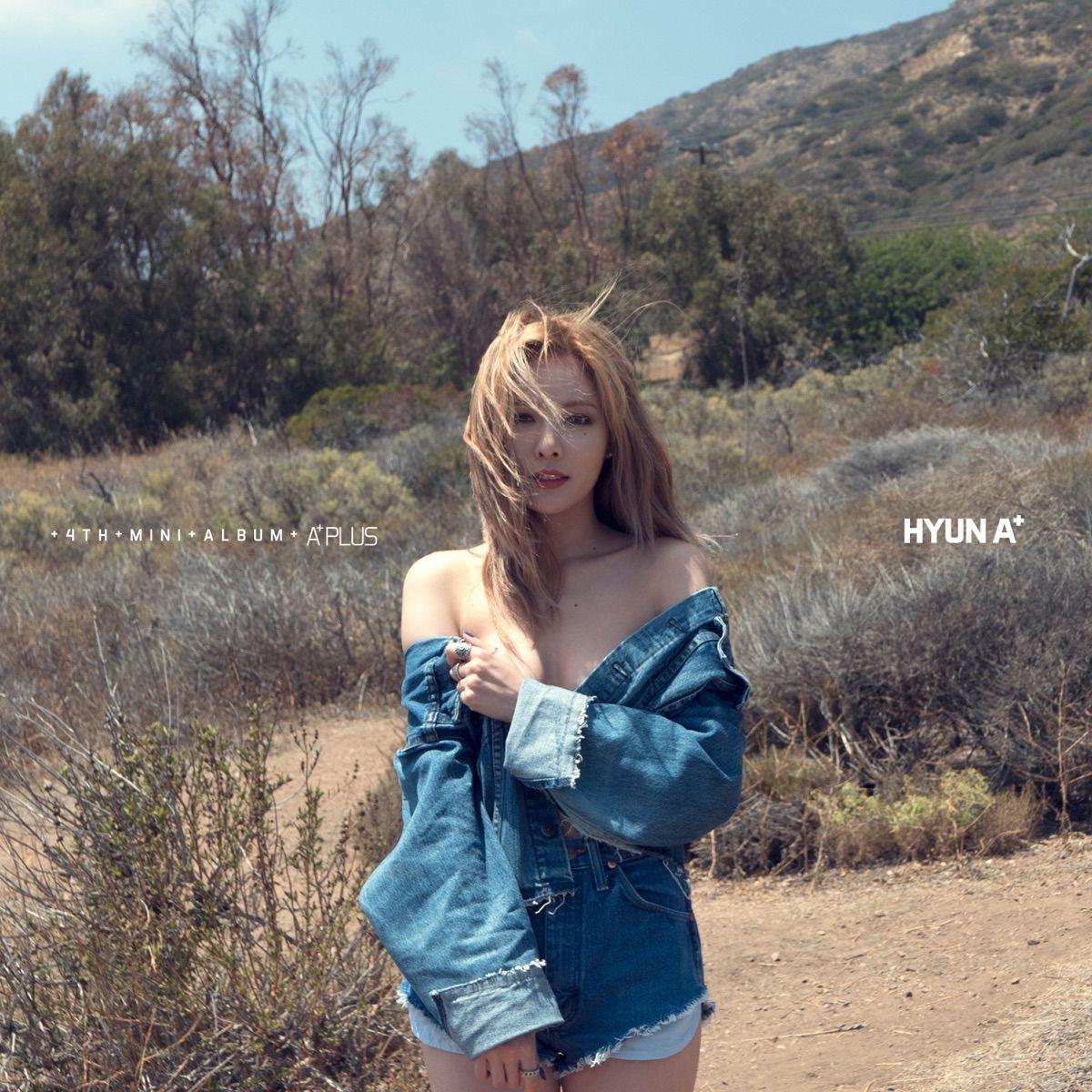 Portada de Sencillo/EP "A+", de HyunA