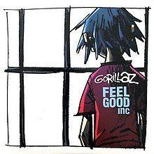 Portada del álbum "Feel Good Inc.", de Gorillaz