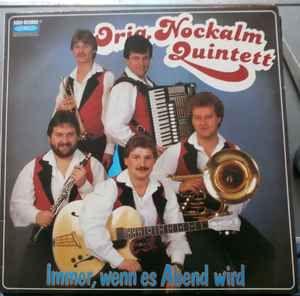 Portada del álbum "Immer, Wenn Es Abend Wird", de Nockalm Quintett