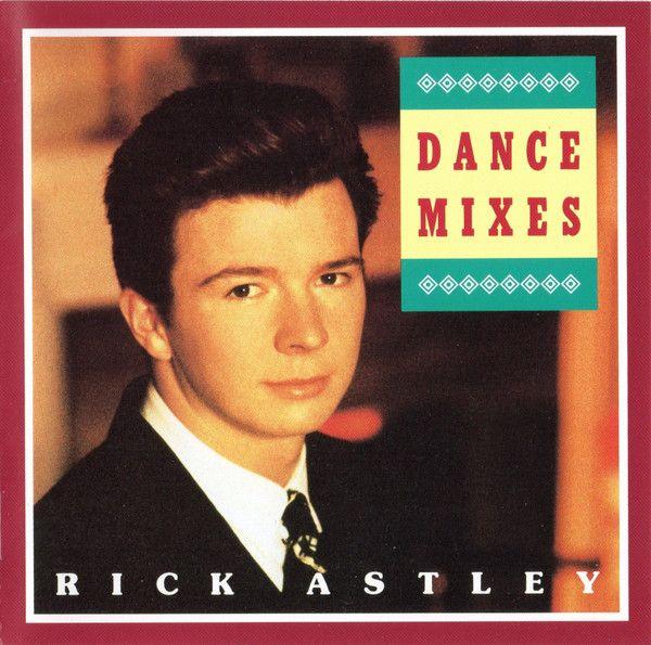 Capa do álbum "Dance Mixes", de Rick Astley