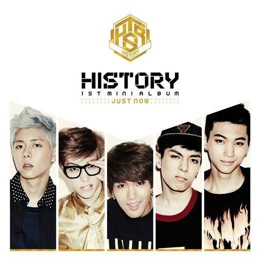 Capa do Álbum "Just Now", de HISTORY