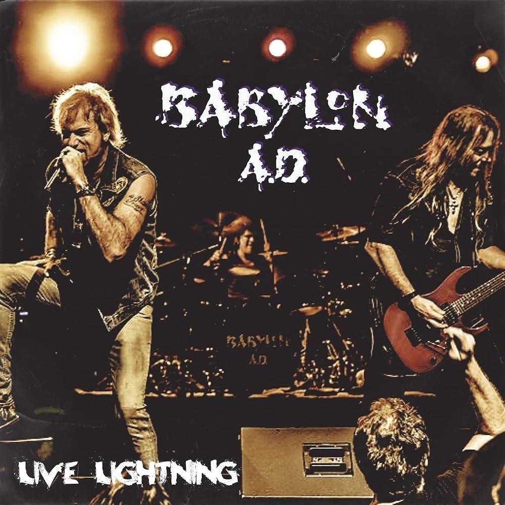 Portada del álbum "Live Lightning", de Babylon A.D.