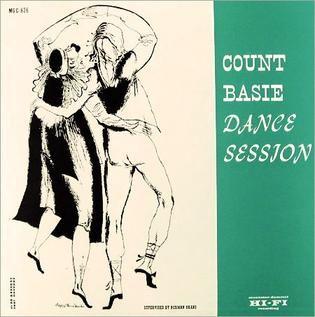 Capa do álbum "Dance Session", de Count Basie