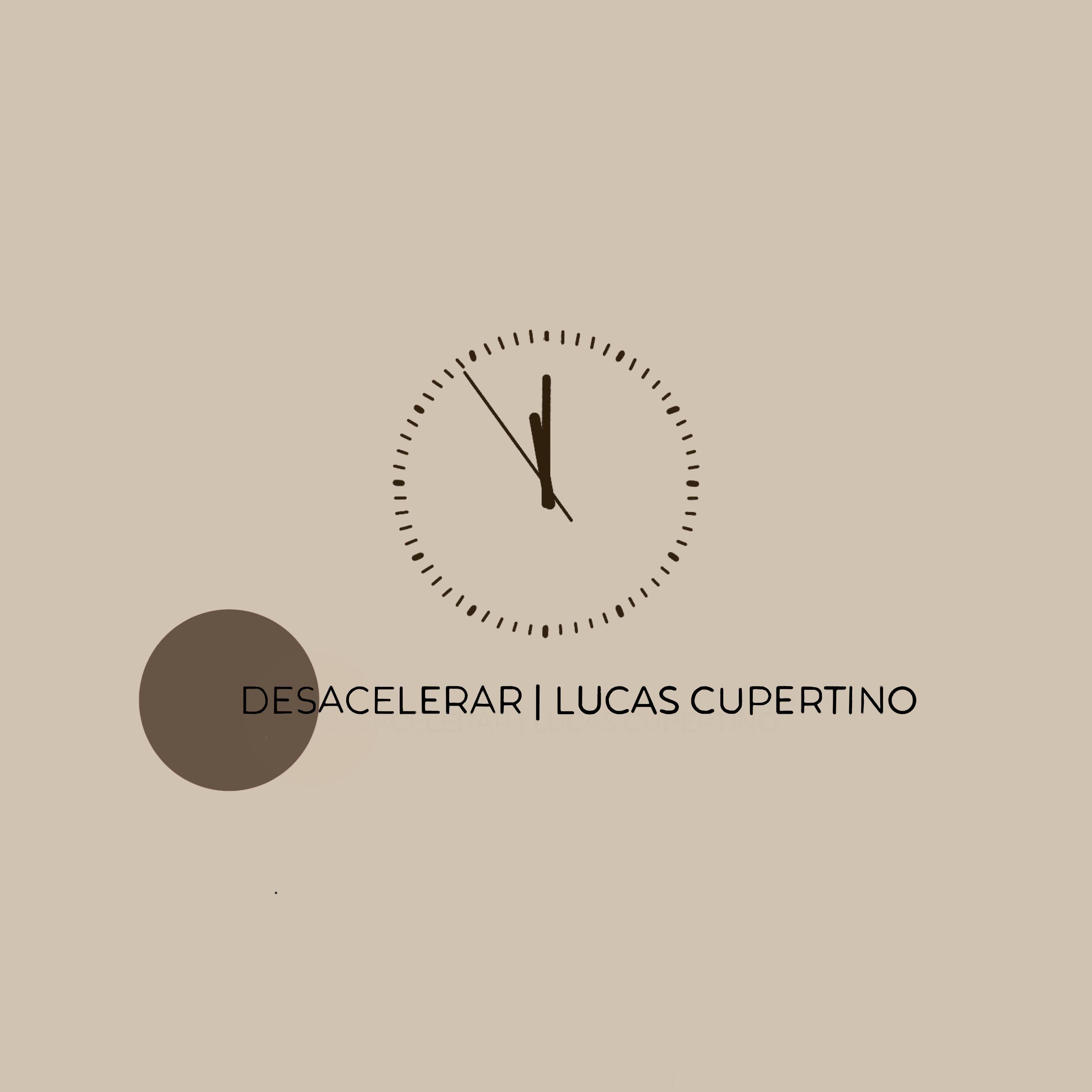 Portada de Álbum "Desacelerar", de Lucas Cupertino
