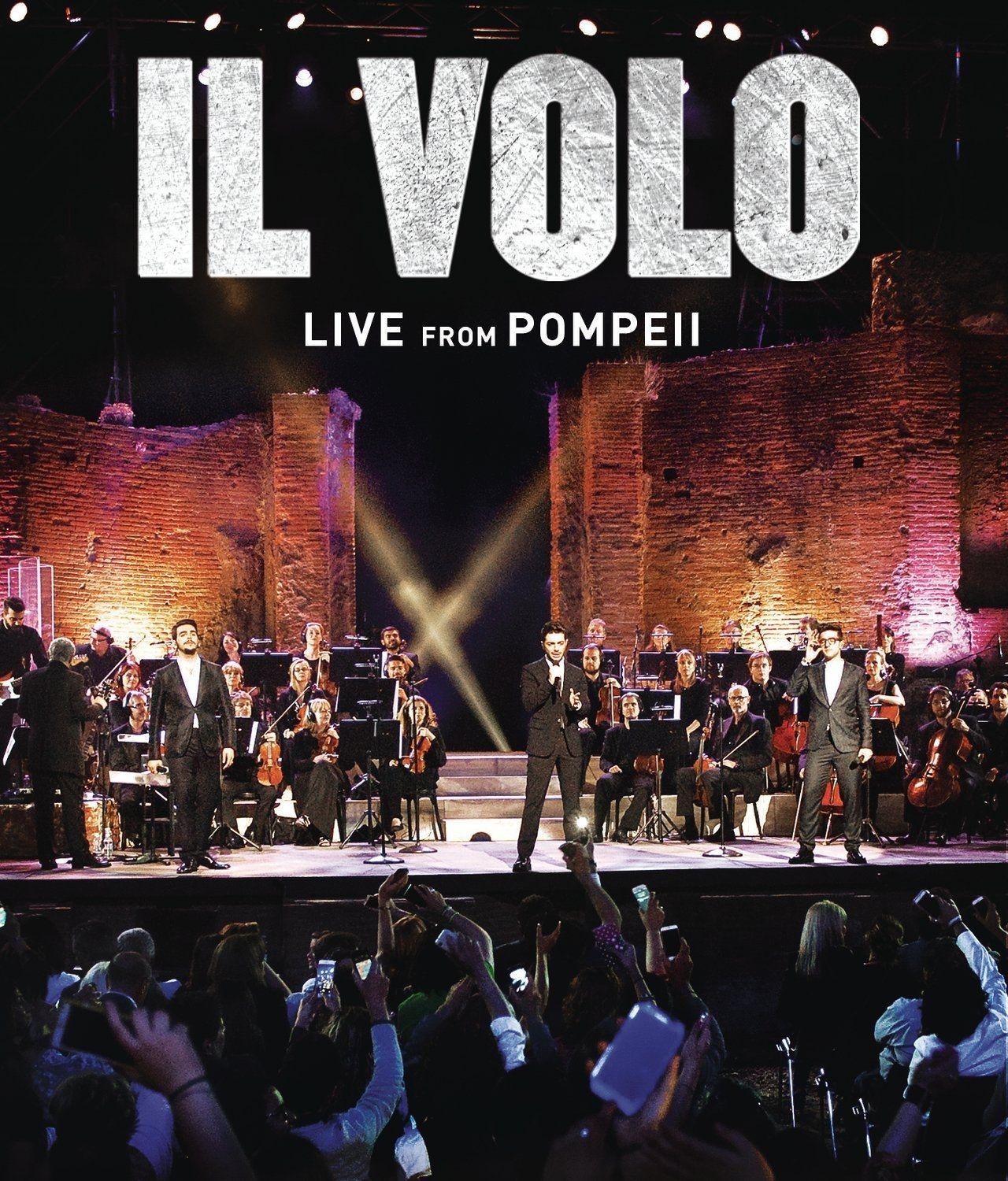 Portada de Álbum "Live From Pompeii", de Il Volo