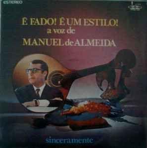 Capa do Álbum "Sinceramente", de Manuel de Almeida