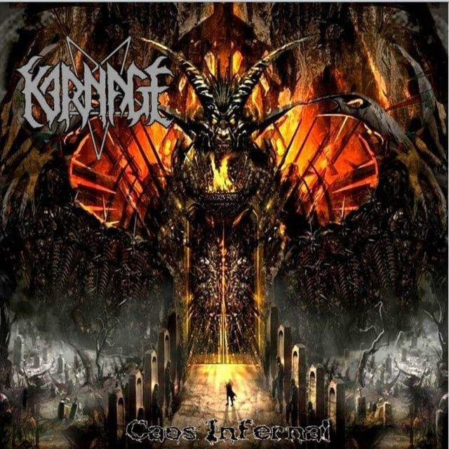 Capa do Álbum "Caos Infernal", de Karnage