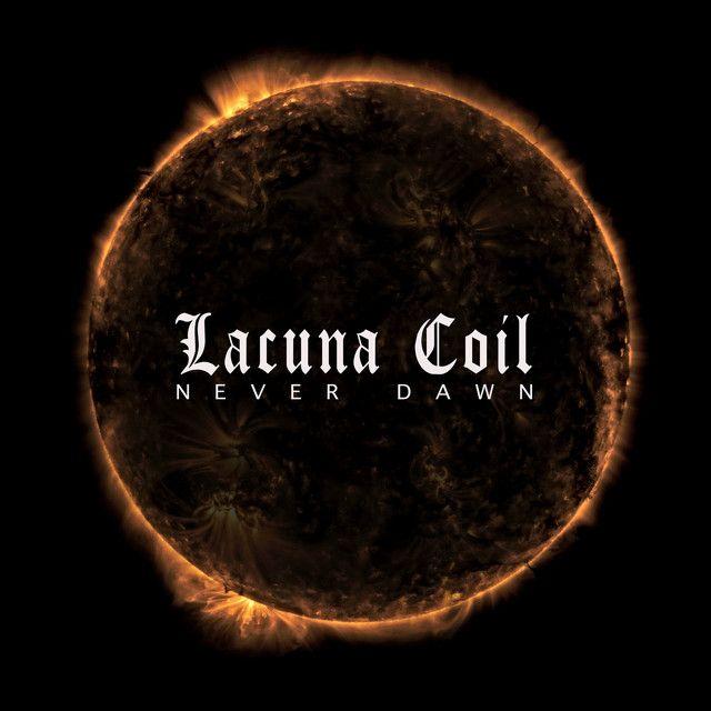 Portada del álbum "Never Dawn", de Lacuna Coil