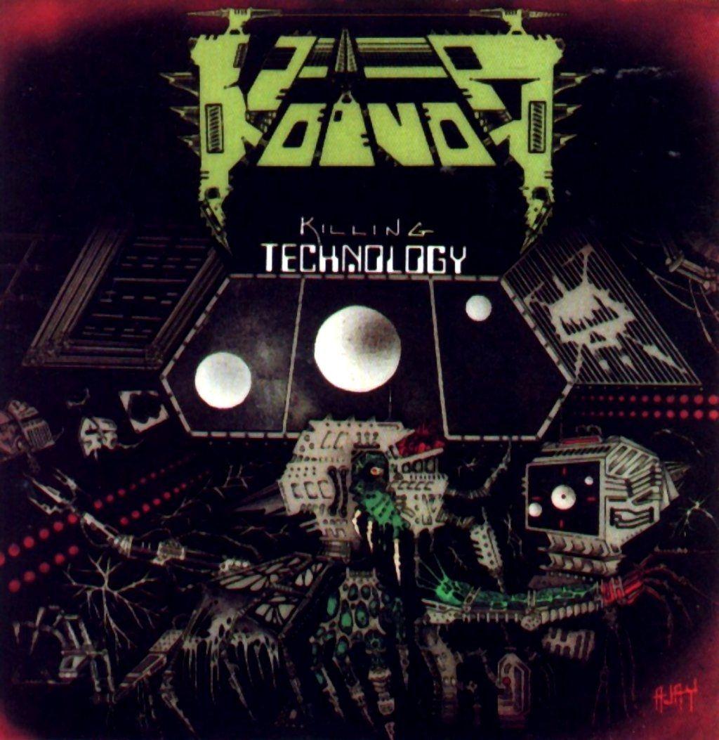 Portada del álbum "Killing Technology", de Voivod