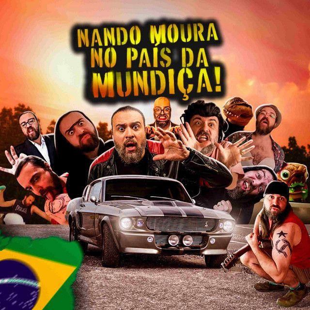 Portada de Álbum "No País da Mundiça", de Nando Moura