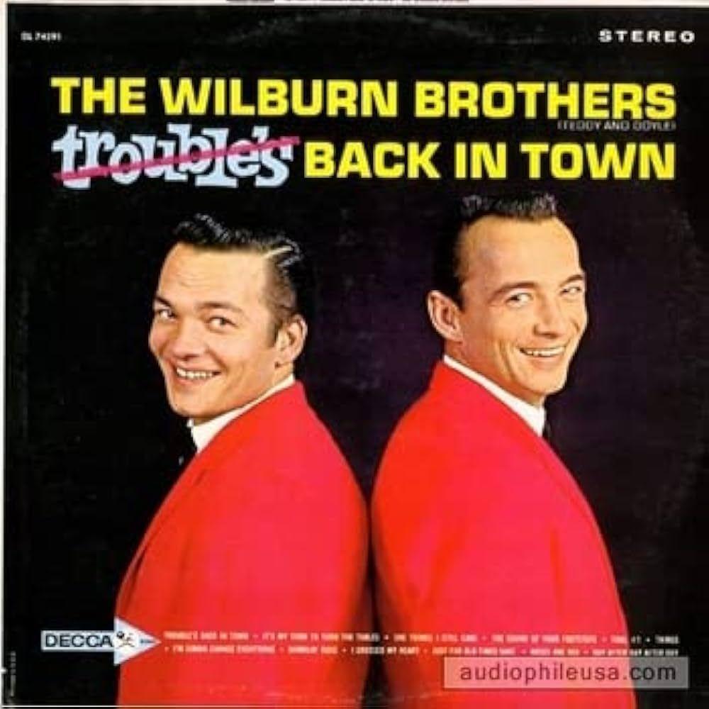 Portada de Álbum "Back In Town", de Wilburn Brothers