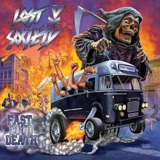 Portada de Álbum "Fast Loud Death", de Lost Society