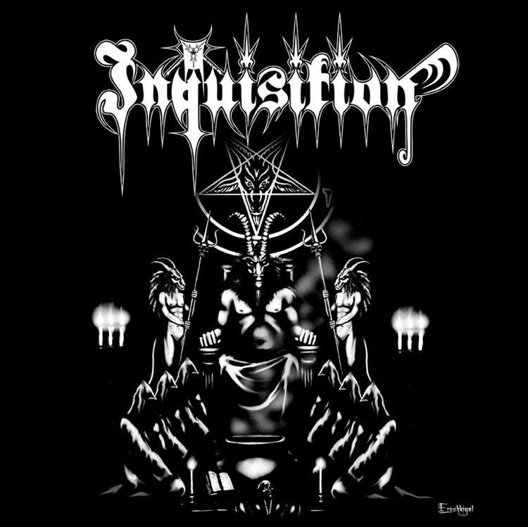 Capa do Álbum "Invoking The Majestic Throne Of Satan", de Inquisition