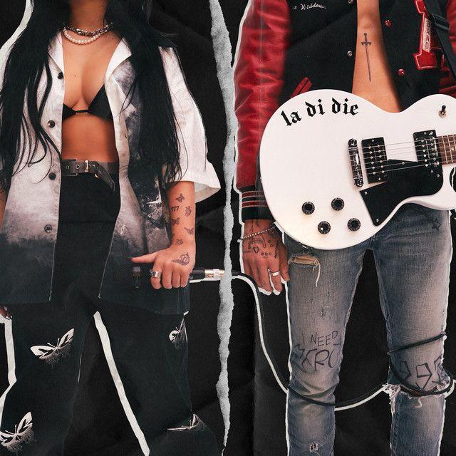 Capa do álbum "la di die (feat. jxdn)", de Nessa Barrett