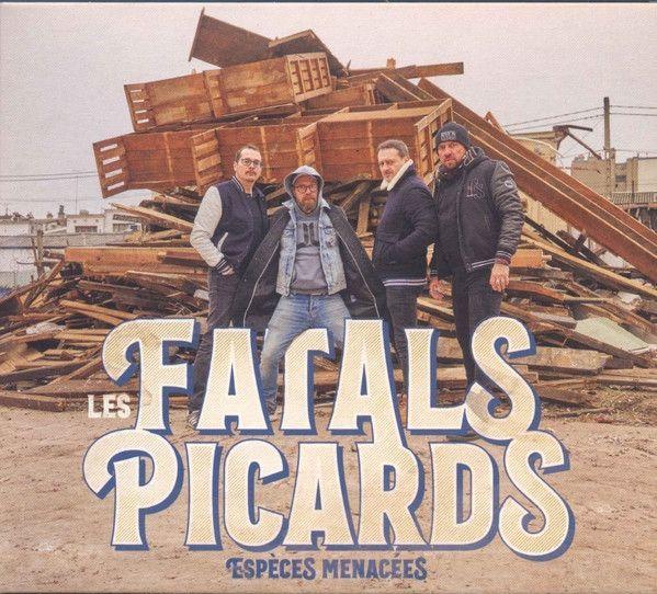 Portada de Álbum "Espèces Menacées", de Les Fatals Picards