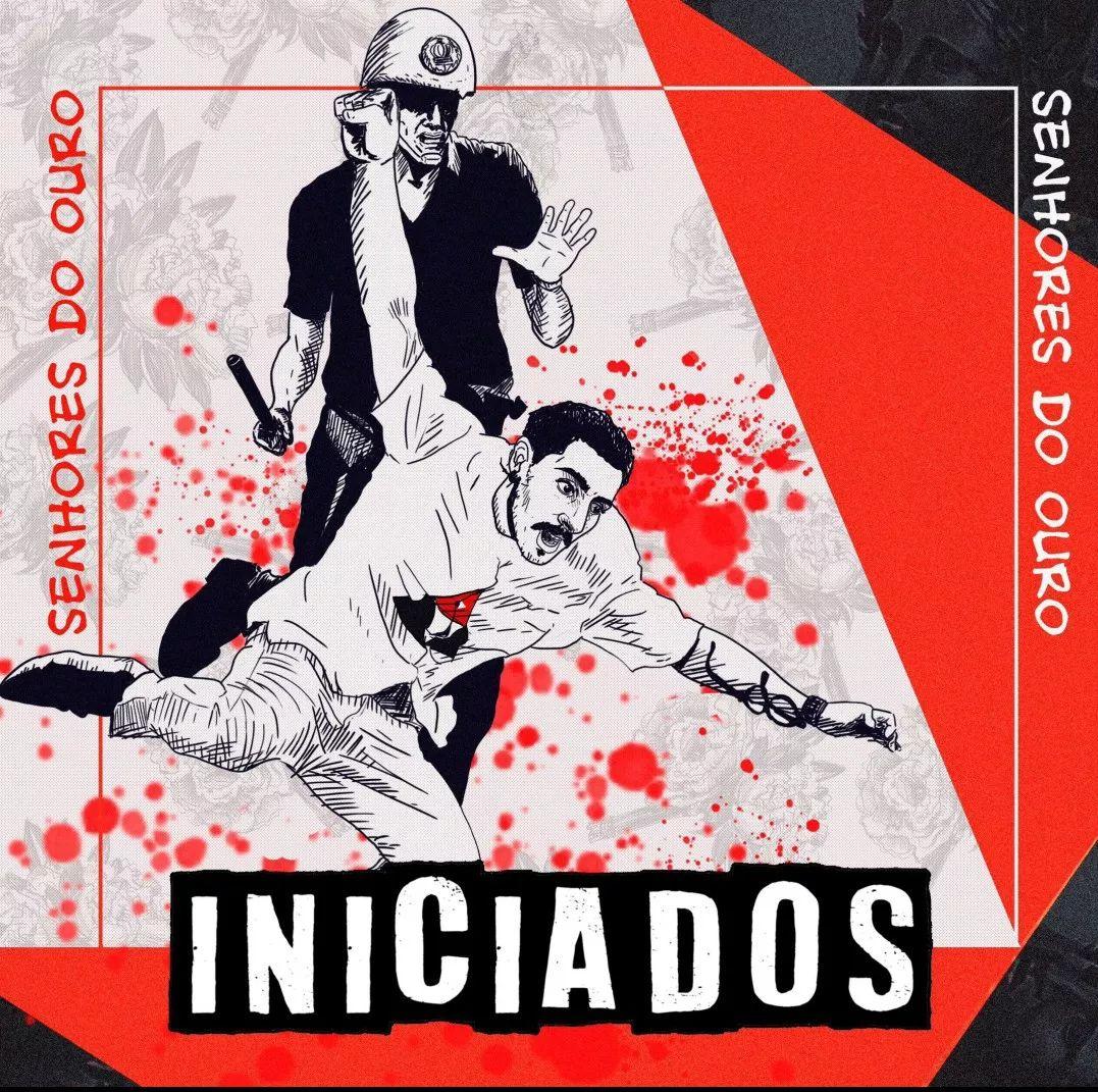 Portada de Sencillo/EP "Senhores do Ouro", de Iniciados