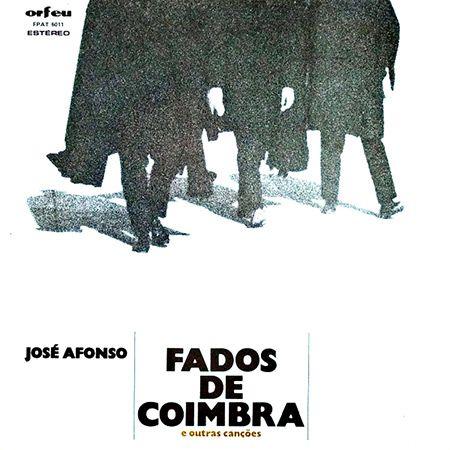 Portada de Álbum "Fados de Coimbra e Outras Canções", de José Afonso
