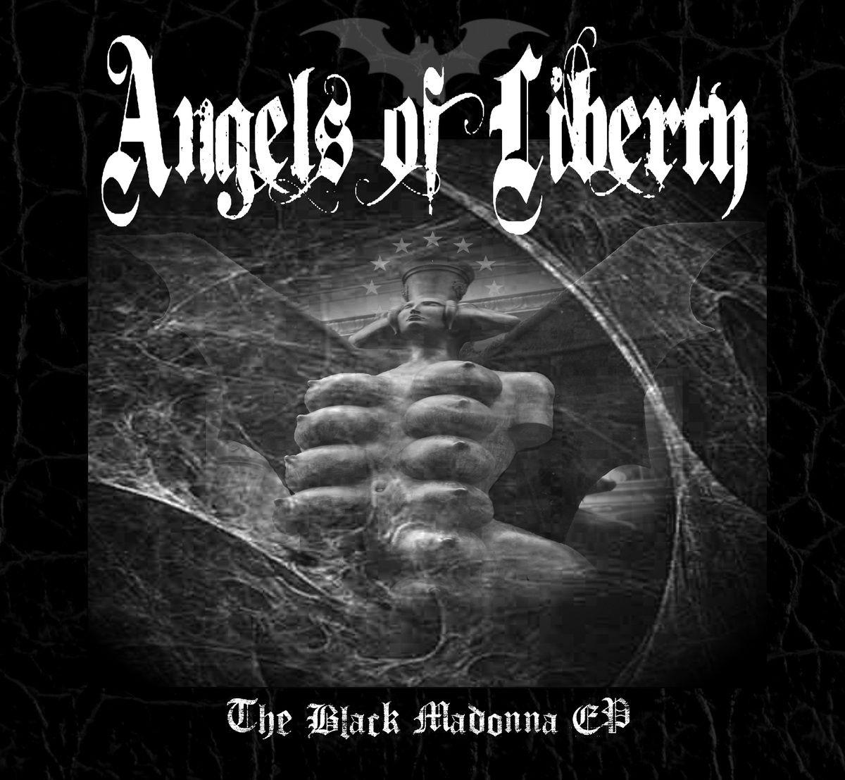 Portada de Sencillo/EP "The Black Madonna", de Angels of Liberty