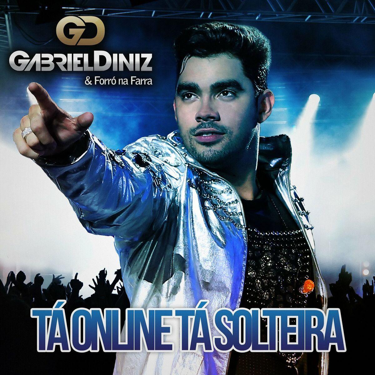 Capa do álbum "Tá Online Tá Solteira", de Gabriel Diniz