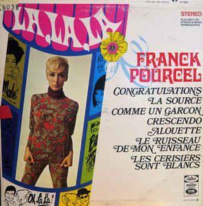 Portada del álbum "La La La", de Franck Pourcel