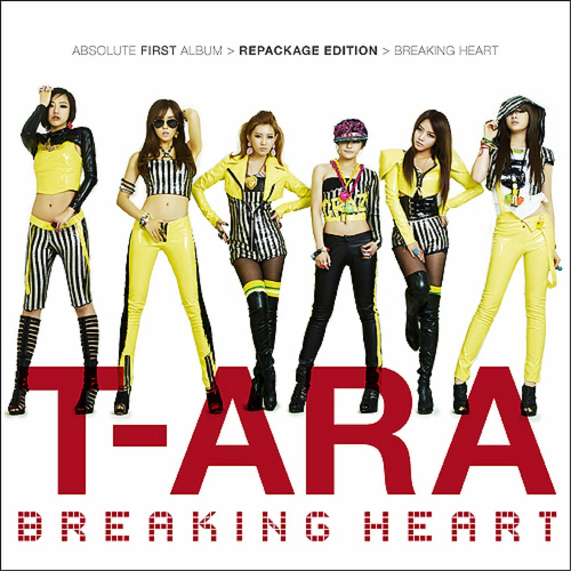 Album cover of "Breaking Heart" by T-ARA