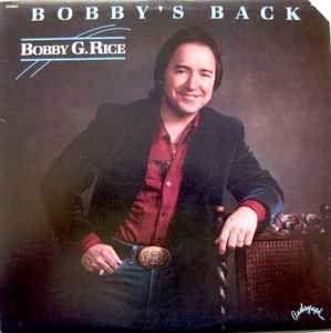 Portada de Álbum "Bobby's Back", de Bobby G. Rice