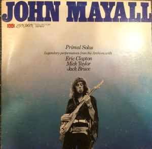 Album cover of "Primal Solos" by John Mayall