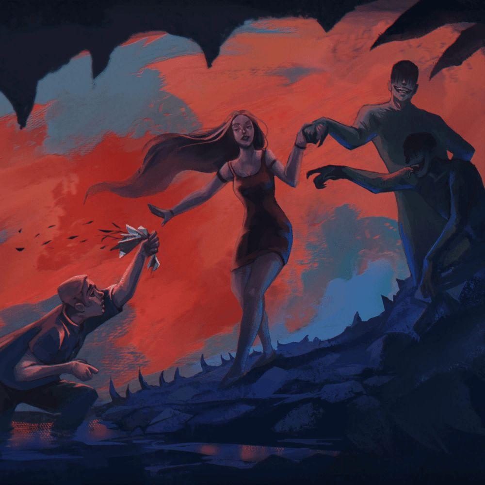 Capa do Single/EP "Otra Tragedia de Amor", de Alhan