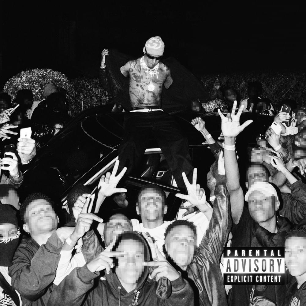 Capa do álbum "METADE DA BALA", de Brocasito