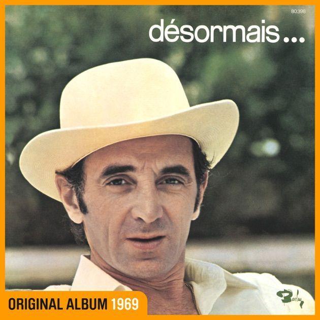 Portada del álbum "Désormais...", de Charles Aznavour