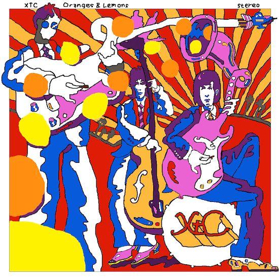 Capa do Álbum "Oranges & Lemons", de Xtc