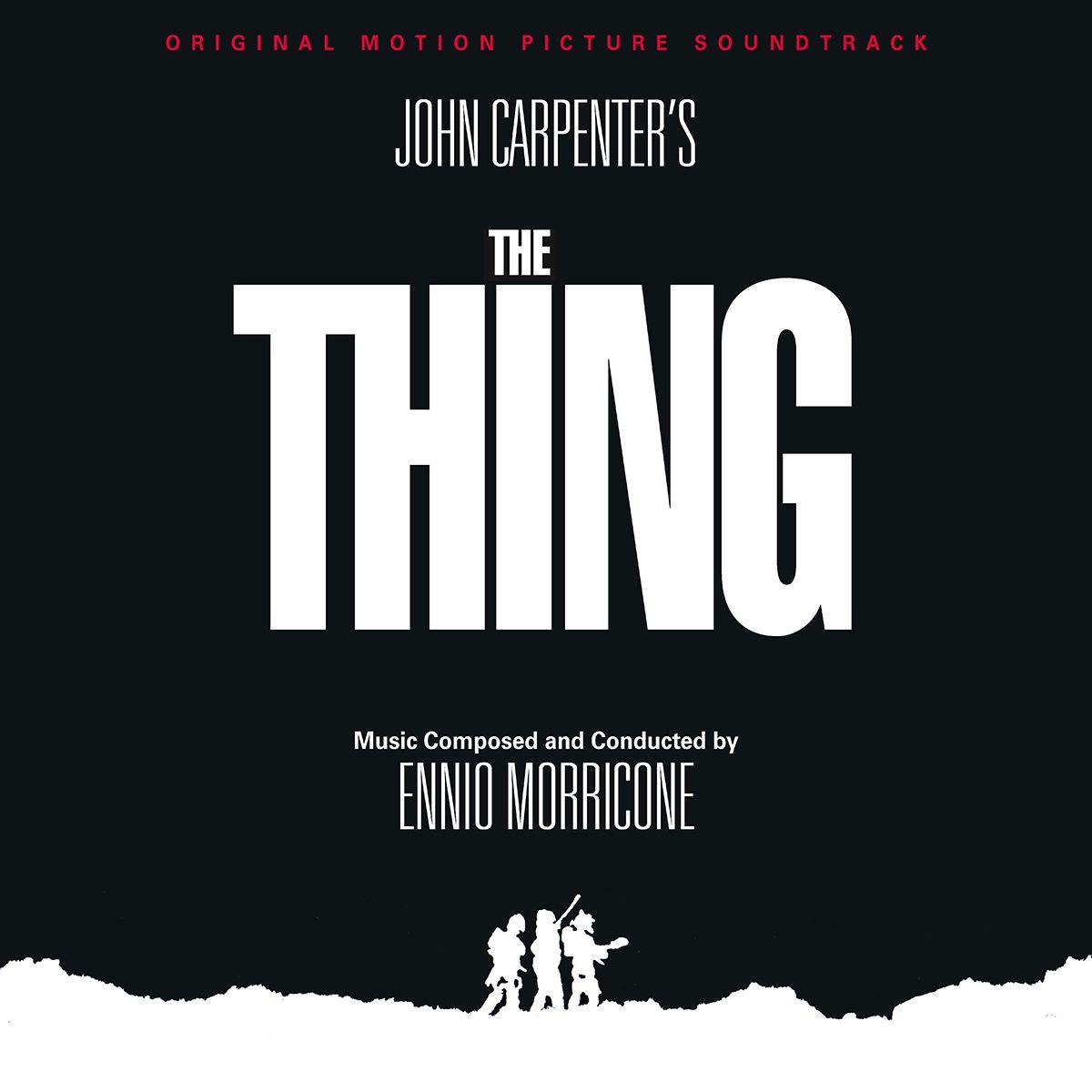 Capa do álbum "The Thing", de Ennio Morricone