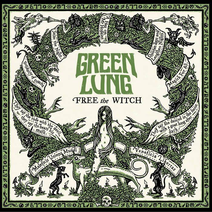 Portada de Sencillo/EP "Free the Witch", de Green Lung