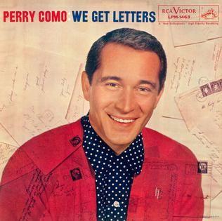 Portada del álbum "We Get Letters", de Perry Como