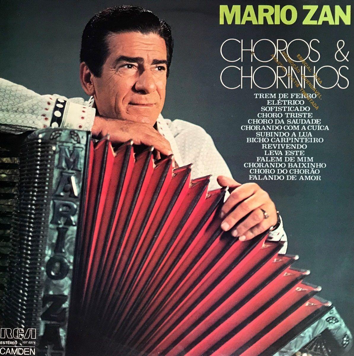 Capa do álbum "Choros e Chorinhos", de Mario Zan