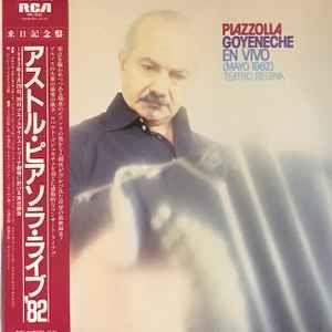 Portada de Álbum "En Vivo (Mayo 1982) Teatro Regina", de Astor Piazzolla