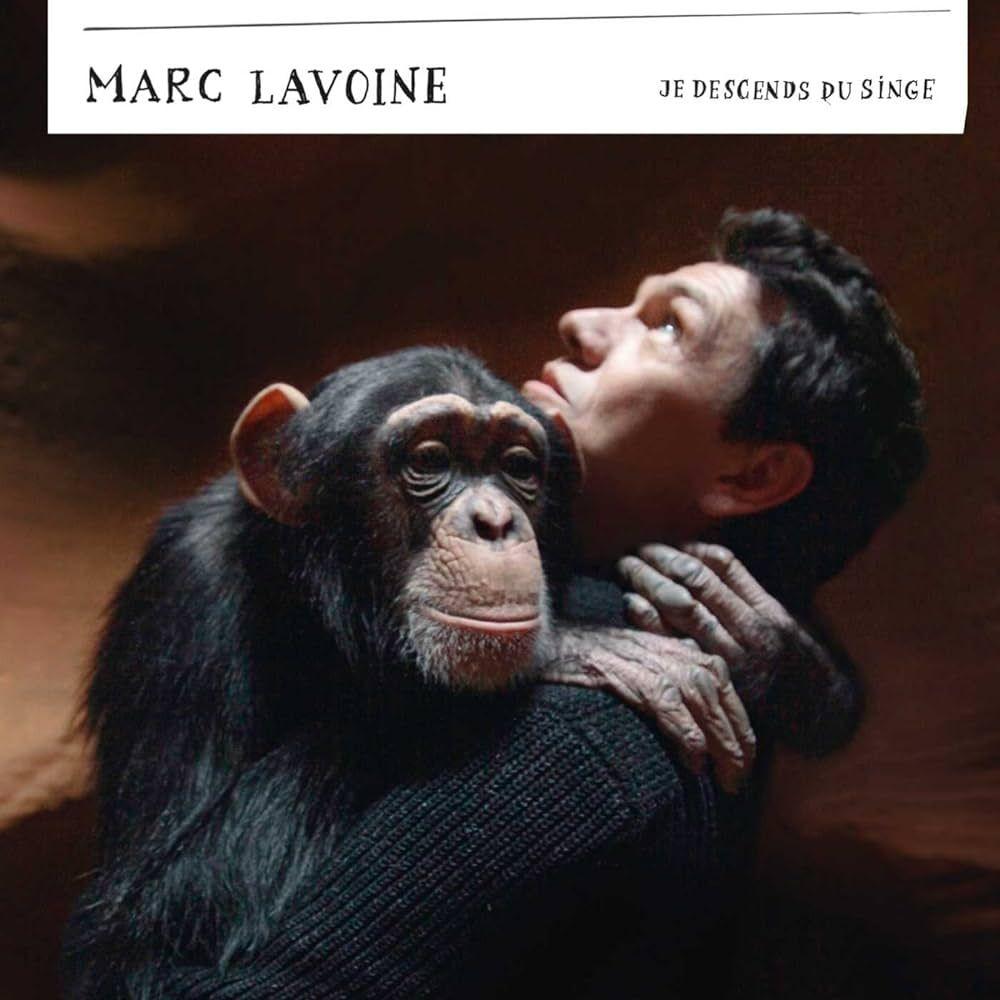 Capa do Álbum "Je Descends Du Singe", de Marc Lavoine