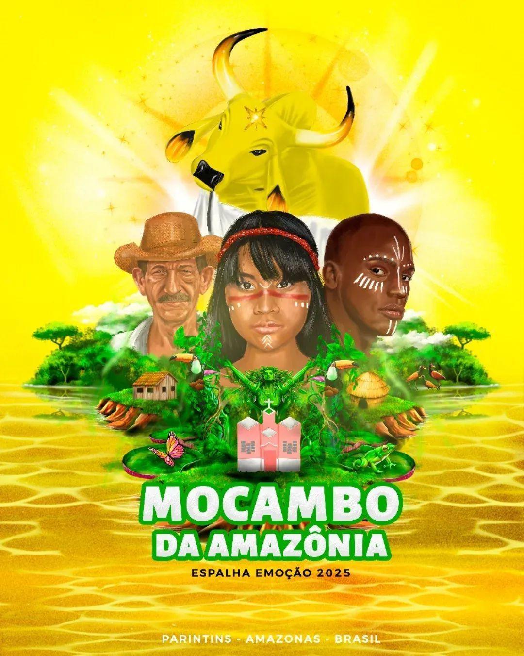 Portada de Álbum "Mocambo da Amazônia", de Boi bumba Espalha Emoção