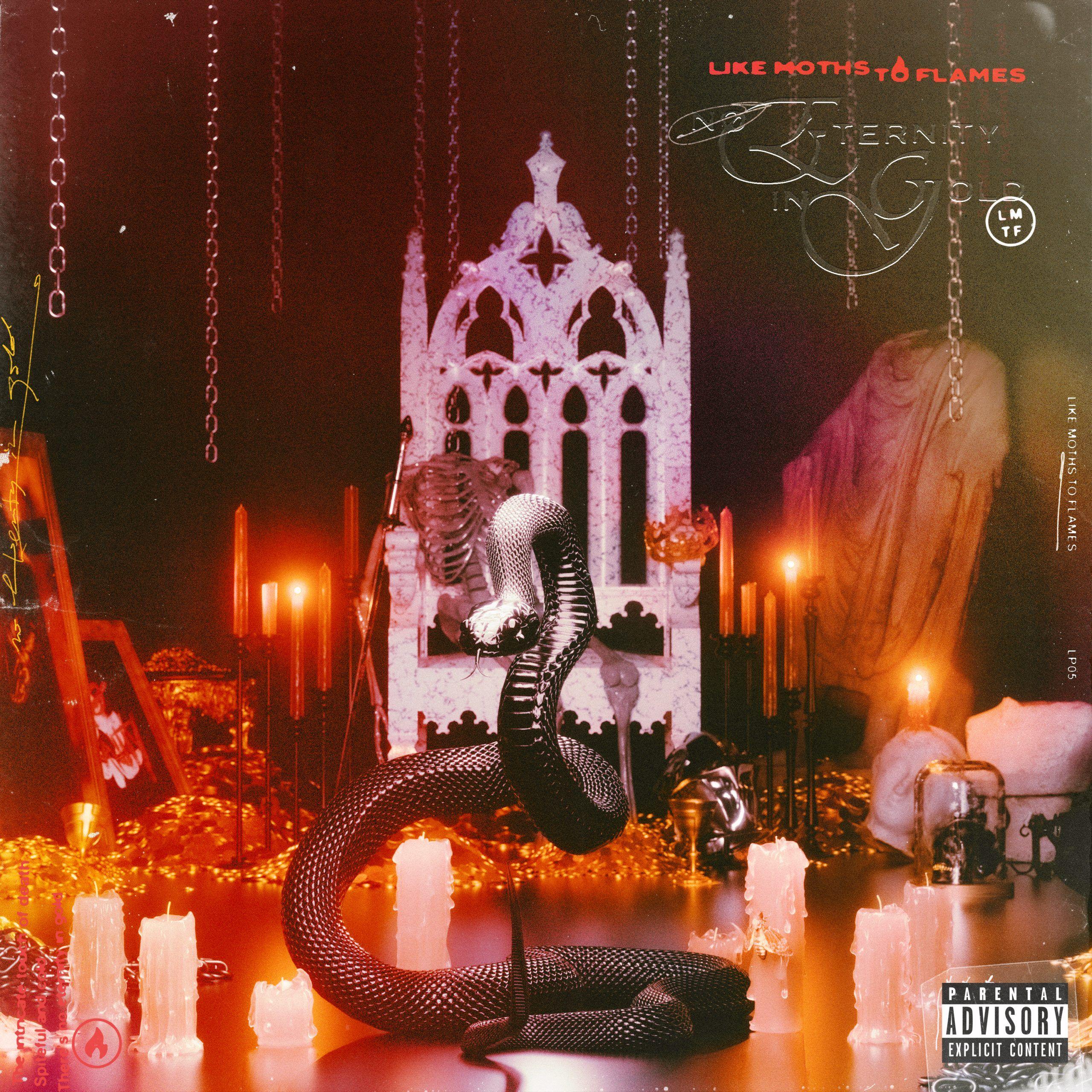 Portada de Álbum "No Eternity In Gold", de Like Moths To Flames