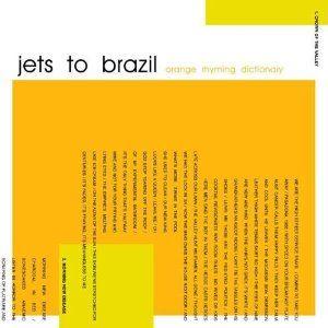 Portada de Álbum "Orange Rhyming Dictionary", de Jets To Brazil